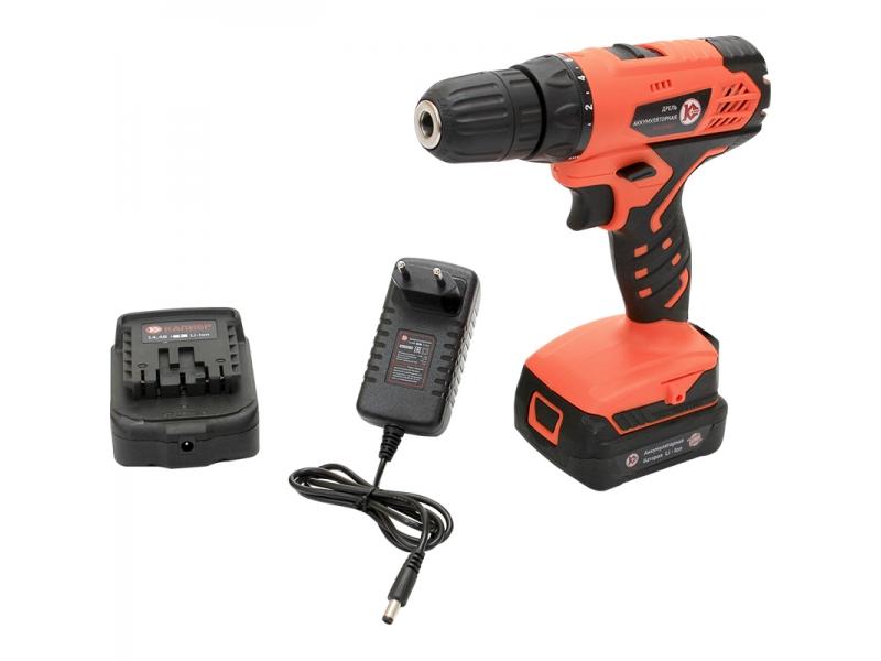 Аккумуляторная дрель ДА-14.4/2+ Li-Ion, Калибр, 43800