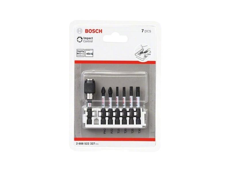 Impact Control   PH2,PZ2,T15,T20,T25,T30 + QuickRelease, BOSCH, 2608522327
