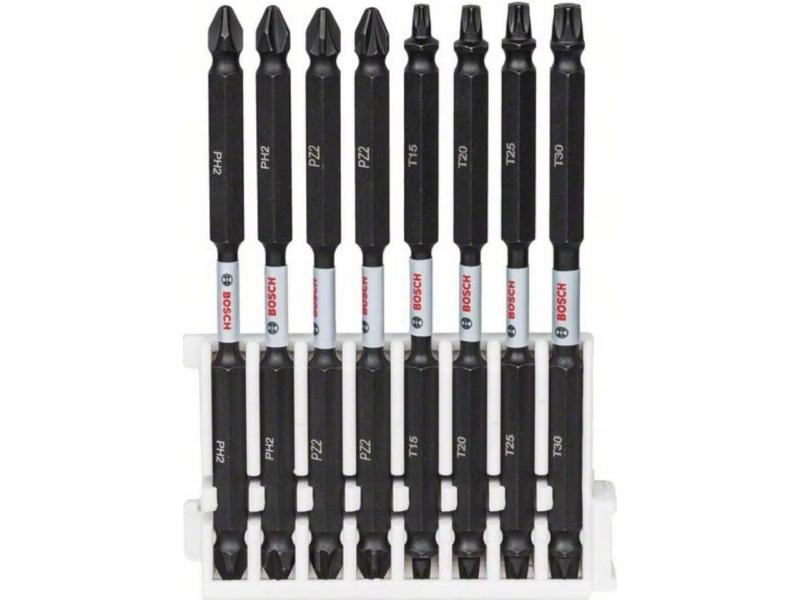 Impact Control Ударные биты PH2 (-2-),PZ2 (-2-),T15,T20,T25,T30 (сменная кассета для кейса), BOSCH, 2608522346