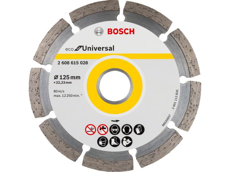 Алмазный круг 125-22,23 ECO Universal, BOSCH, 2608615028