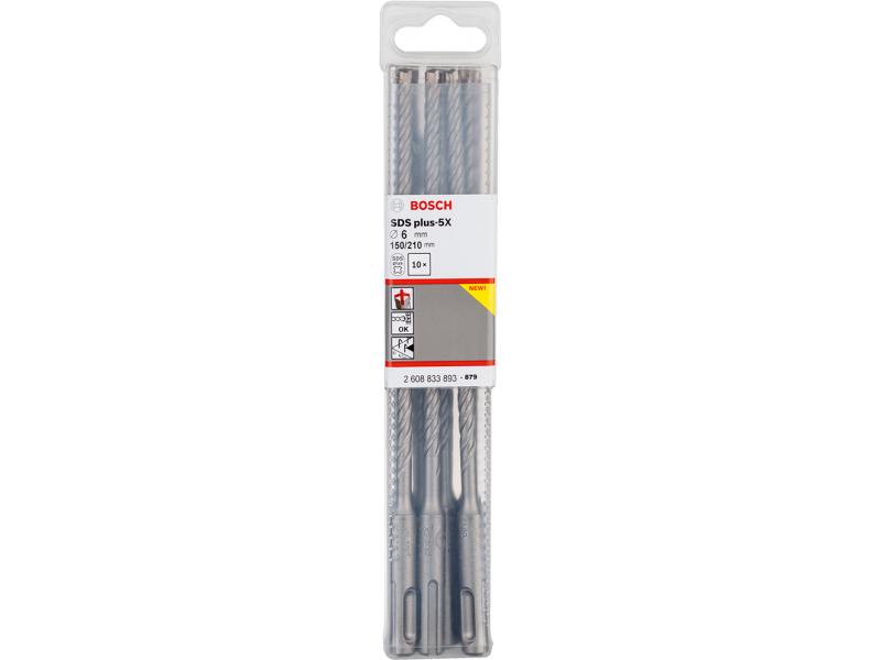 SDS-plus бур 5X 6x150x210 (-10-), BOSCH, 2608833893