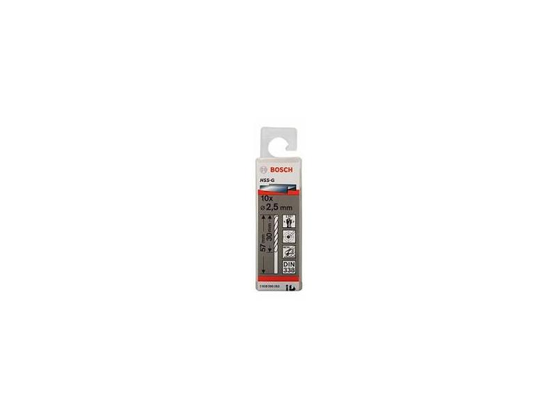 Сверло HSS-G STANDARD 25ММ по металлу (-10-), BOSCH, 2608595053