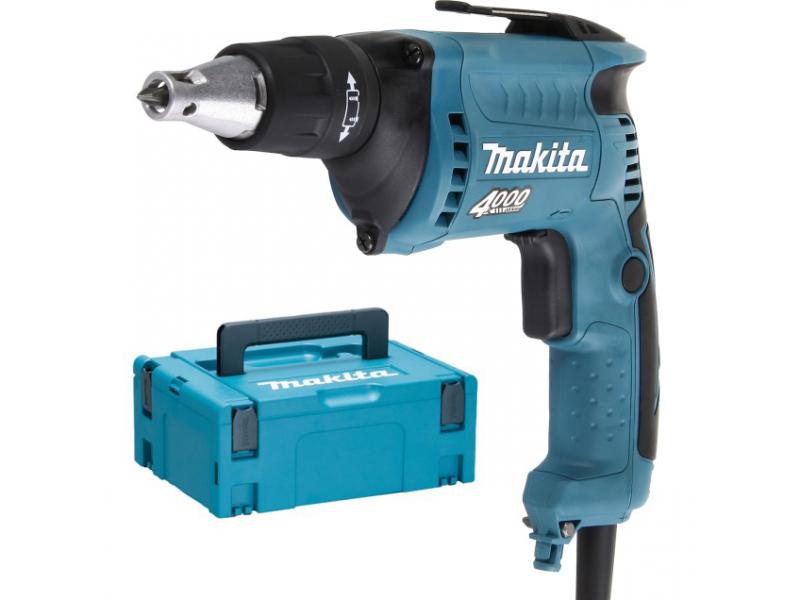 Шуруповерт FS 4000 JX2 в кейсе + набор бит, Makita, FS4000JX2