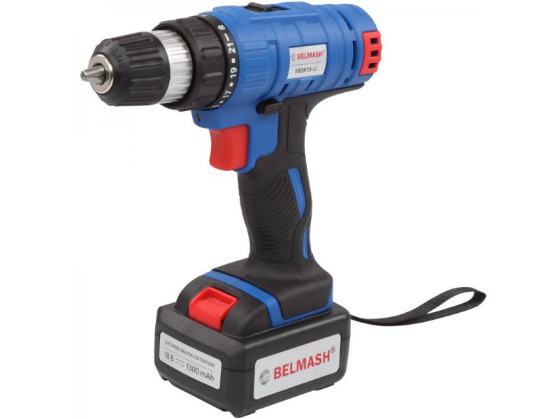 Аккумуляторная дрель-шуруповерт 18DR15-Li, Белмаш