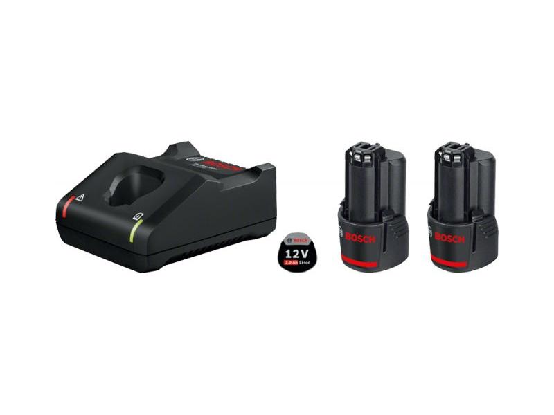 Комплект аккумулятор BOSCH GBA 12,0 В 2 штуки + зарядное устройство GAL 12V-40 (1600A019R8)