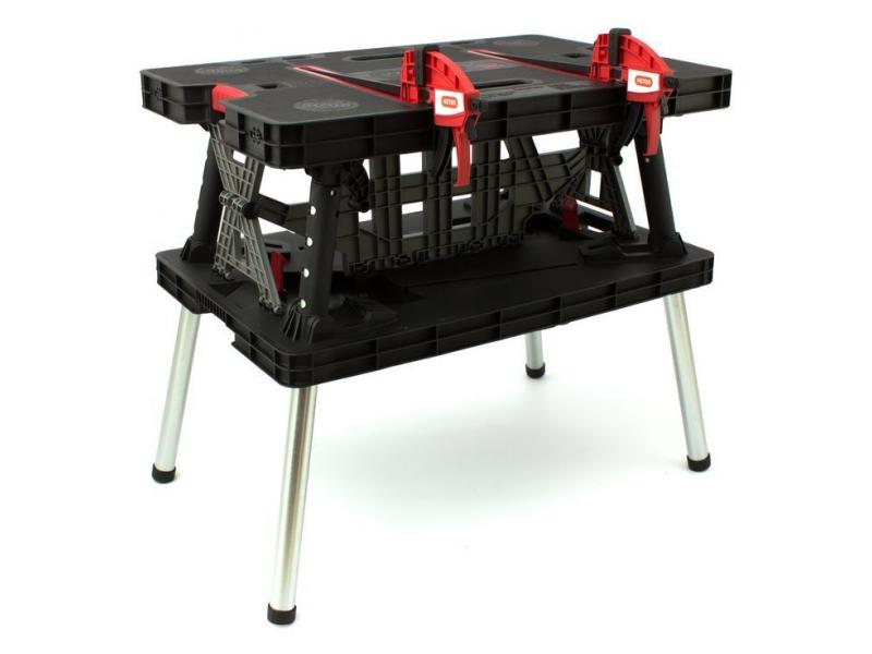 Верстак складной мобильный KETER Folding Table Mettal Leg