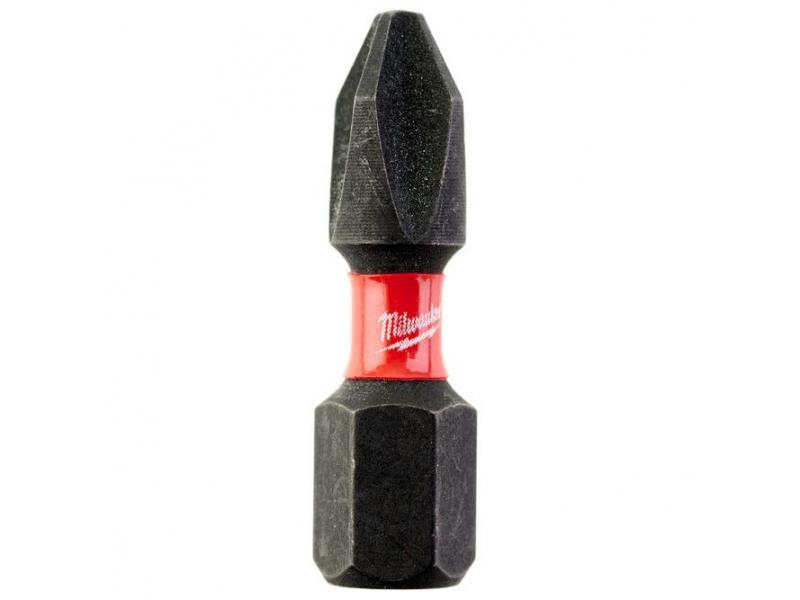 Бита SHOCKWAVE PH2 25мм (2шт), MILWAUKEE, 4932430852