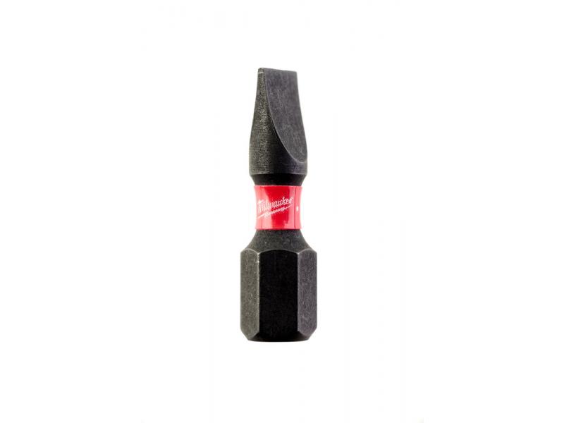 Бита SHOCKWAVE SL0,8x5,5 25мм (2шт), MILWAUKEE, 4932430902