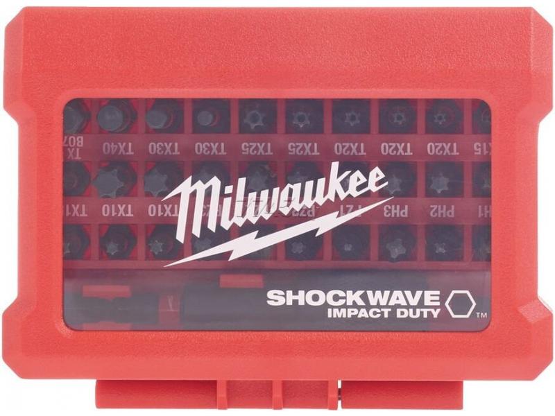 Набор бит Milwaukee Shockwave (32шт), MILWAUKEE, 4932464240