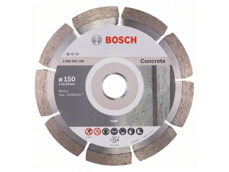 Алмазный круг 150-22,23 Standard for Concrete, BOSCH, 2608602198