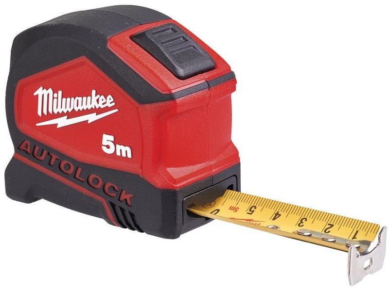 Рулетка Autolock 5м (25мм), MILWAUKEE, 4932464663