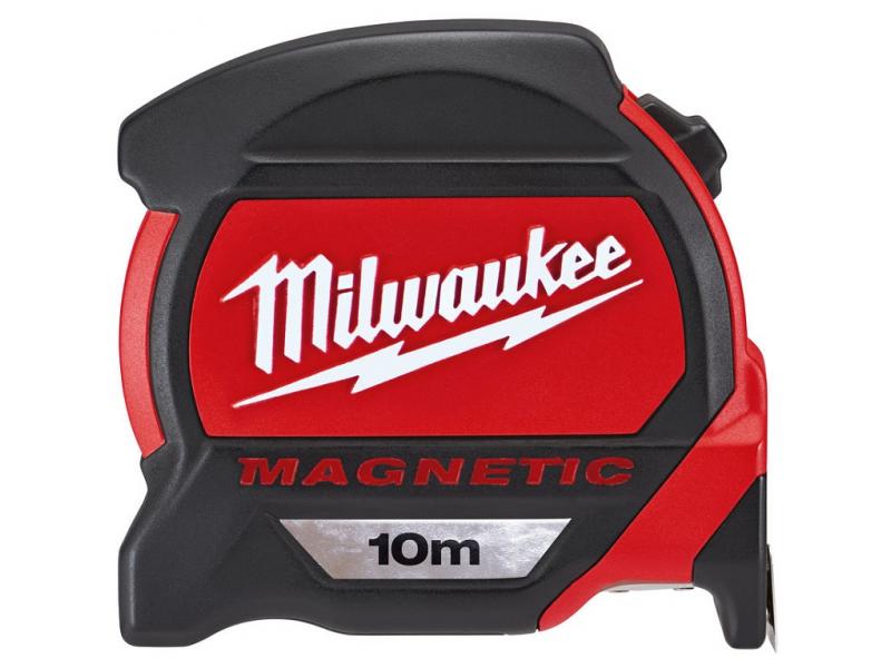 Рулетка Magnetic Tape Premium 10м/ширина 27мм (1шт), MILWAUKEE, 48227310