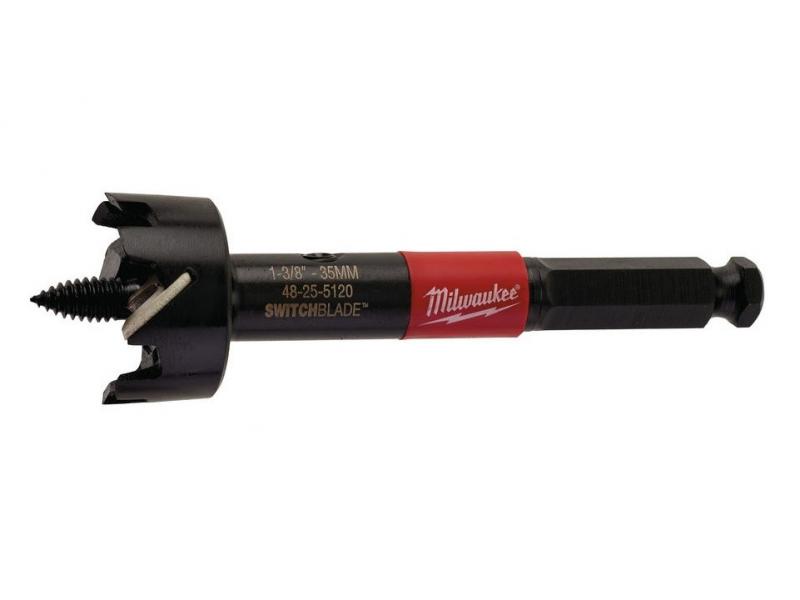 Насадка-сверло по дереву Switchblade 35мм самоврезающаяся, MILWAUKEE, 48255120