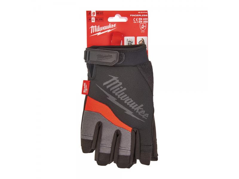 Перчатки-L/9 с открытым пальцем Fingerless, MILWAUKEE, 48229742