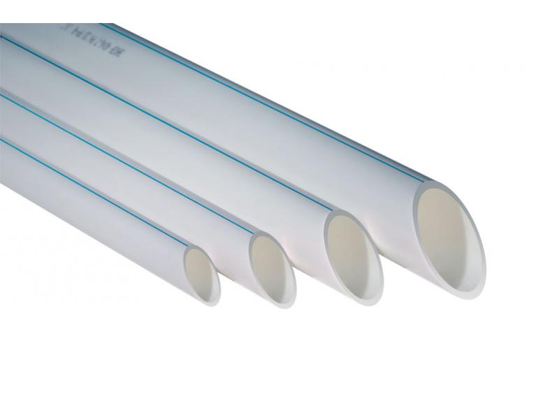 Труба PPR 40х 3,7мм PN10 белая (4/48), Энкор, 45603