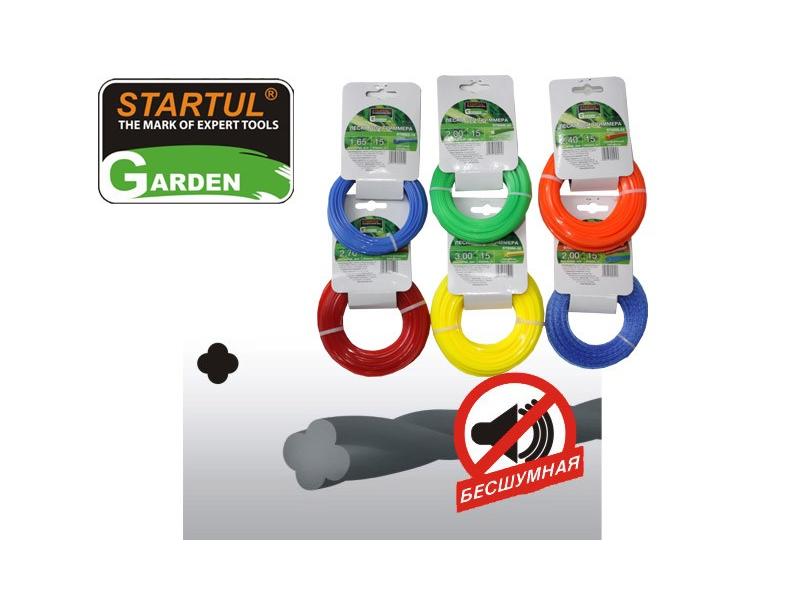Леска ф 2.4мм х 15м кругл. сеч. DUAL-CUT STARTUL GARDEN ST6067-24