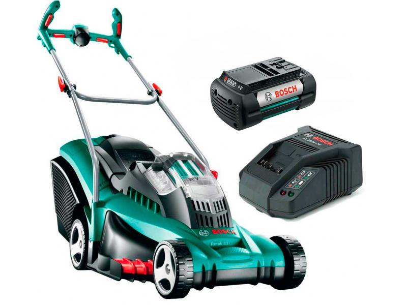 Газонокосилка аккумуляторная BOSCH Rotak 43 LI (06008A4500)