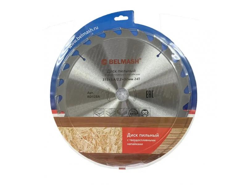 Диск пильный BELMASH 315х3,4/2,2x32/30,24T (RD128A)
