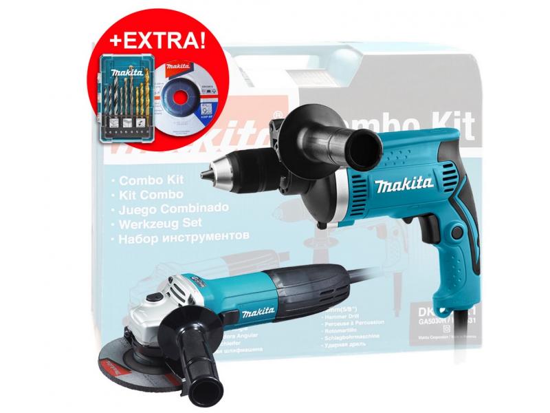 Набор инструментов Makita DK0050X1 (HP1631 / GA5030R)